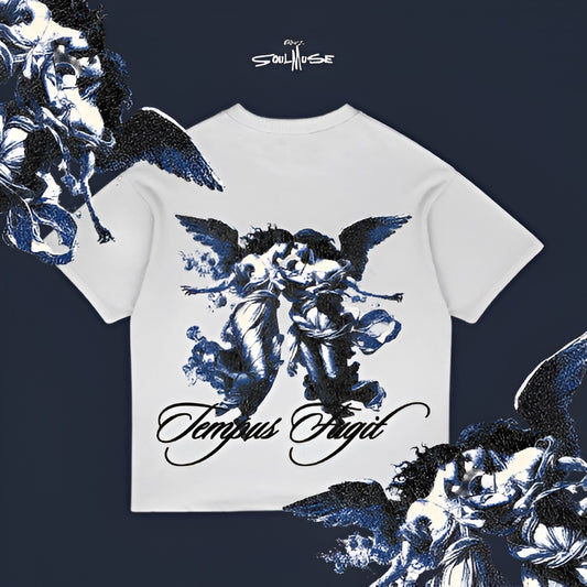 "Tempus Fugit" Limited Edition Oversized Tee – SoulMuse