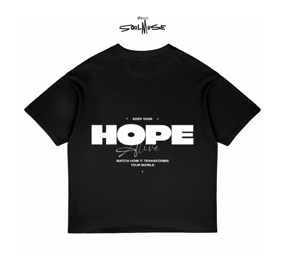 “Hope Alive” Oversized Tee – by SoulMuse