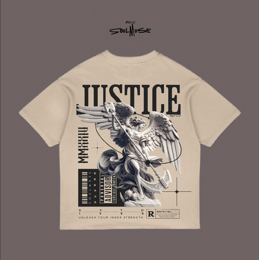 "Justice" Oversized Tee – SoulMuse