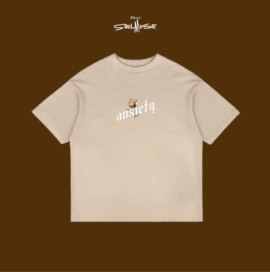 “Anxiety Bloom” Oversized Tee – by SoulMuse